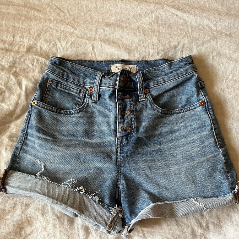 Madewell High Rise Denim Shorts